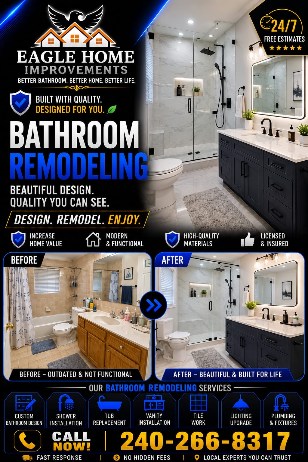 Transform Your Bathroom with Professional Bathroom Remodeling Services in Maryland